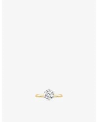 The Diamond Lab - Timeless Brilliant-Cut 18Ct- And 1.5Ct Lab-Grown Diamond Ring - Lyst