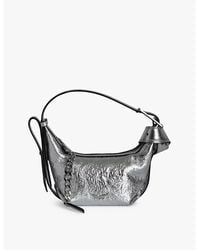 Zadig & Voltaire - Cecilia Xs Crinkle-Leather Shoulder Bag - Lyst