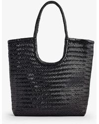 Dragon Diffusion - Triple Jump Woven-leather Top-handle Tote Bag - Lyst