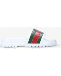 gucci pursuit slides men's
