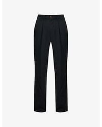 Comme des Garçons - Mirrored Straight-leg Mid-rise Woven Trousers X - Lyst