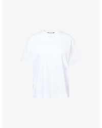 ME+EM - Oversized Round-Neck Cotton-Jersey T-Shirt - Lyst