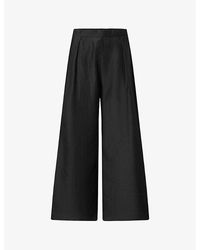 Lovechild 1979 - Mary-anne Wide-leg High-rise Woven Trousers - Lyst
