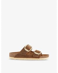 Birkenstock - Arizona Big Buckle Suede Sandals - Lyst