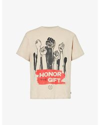 Honor The Gift - A Spring Dignity Graphic-print Cotton-jersey T-shirt - Lyst