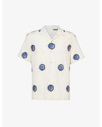 PS by Paul Smith - Casual Abstract-pattern Relaxed-fit Cotton-blend Shirt - Lyst