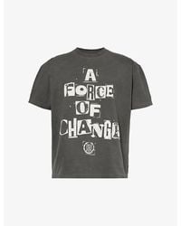 Honor The Gift - Force For Change Graphic-print Cotton-jersey T-shirt X - Lyst