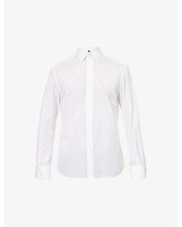 Corneliani - Spread-collar Regular-fit Cotton-poplin Shirt - Lyst