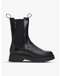 AllSaints - Amber Chunky-soled Leather Chelsea Boots - Lyst