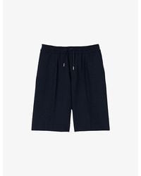 Sandro - Drawstring-Waist Regular-Fit Stretch-Jersey Shorts - Lyst