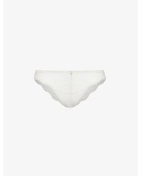 Aubade - Kiss Of Love Mid-Rise Lace Briefs - Lyst