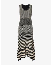 Rails - Yvette Striped Cotton-Knit Midi Dress - Lyst