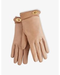 Mulberry - Darley Postman's Lock Leather Gloves - Lyst
