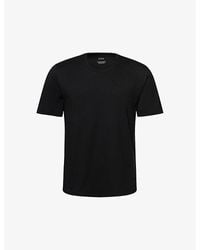 Eton - Crewneck Organic Cotton-jersey T-shirt - Lyst