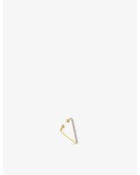 Kismet by Milka - Triangle 0.06Ct Diamond Ear Cuff - Lyst