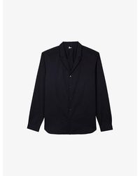 The Kooples - Notch-Lapel Slim-Fit Cotton Shirt - Lyst