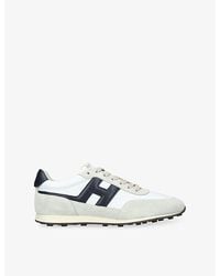 Hogan - Allacciato H699 Suede And Leather Trainers - Lyst