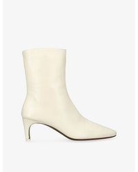 Neous - Nervia Heeled Leather Ankle Boots - Lyst