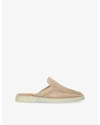 Aurélien - Yacht Suede Slippers - Lyst