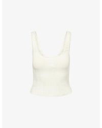 Bec & Bridge - Lacie Pointelle-Jersey Cotton Tank Top - Lyst