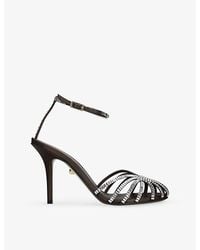 ALEVI - Penelope 95 Heeled Satin Pumps - Lyst