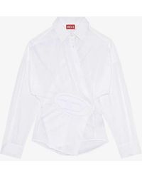 DIESEL - C-siz-n1 Stretch Cotton-blend Shirt - Lyst