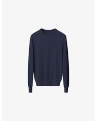 Eton - Branded Crewneck Cotton-Knit Sweatshirt - Lyst