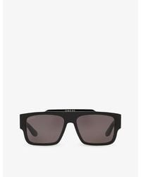 Gucci - Gc002152 gg1460s Square-frame Acetate Sunglasses - Lyst