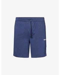 BOSS - Rise Logo-Print Cotton-Jersey Pyjama Shorts - Lyst