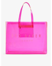 Ted Baker - Icon Large Transparent Vinyl Tote Bag - Lyst