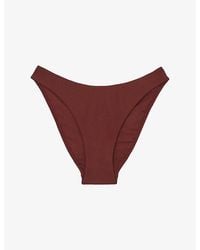 Reiss - Johannah Fixed-Side Stretch-Woven Bikini Bottoms - Lyst