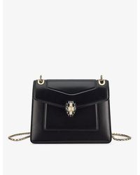 BVLGARI - Serpenti Forever Leather Cross-Body Bag - Lyst