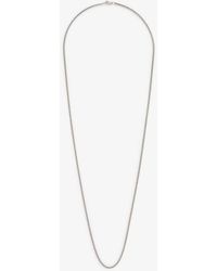 Miansai - Cuban Chain Rhodium-plated Sterling-silver Necklace - Lyst