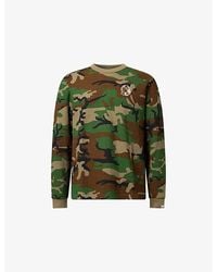 BBCICECREAM - Waffle Long-Sleeve Cotton-Jersey T-Shirt - Lyst