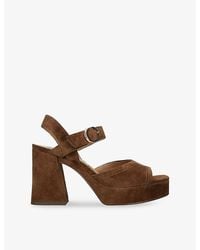 Dolce Vita - Fatima Suede Heeled Sandals - Lyst