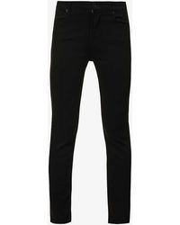 7 For All Mankind - The Ankle Skinny B(air) Slim-fit Mid-rise Stretch-woven Jeans - Lyst