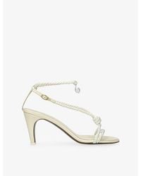 Neous - Garnet Rope Leather Heels - Lyst