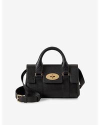 Mulberry - Bayswater Mini Leather Top-Handle Bag - Lyst