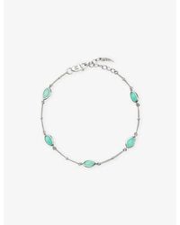 Missoma - Magma Sterling- And Amazonite Charm Bracelet - Lyst