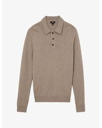 Reiss - Daunton Half-Button Cashmere Polo - Lyst