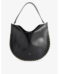 Isabel Marant - Oskan Hobo Leather Shoulder Bag - Lyst