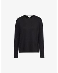 Rag & Bone - Split-Hem Long-Sleeved Woven Top - Lyst