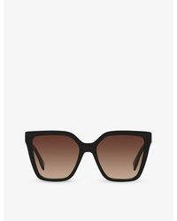 Fendi - Fe40086i Square-frame Acetate Sunglasses - Lyst