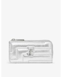 Jimmy Choo - Lise-z Avenue Quilted-leather Card Holder - Lyst