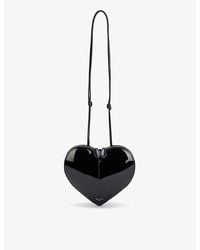 Alaïa - Le Couer Heart-shaped Patent Leather Cross-body Bag - Lyst