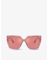 Dolce & Gabbana - Dg4438 Square-frame Acetate Sunglasses - Lyst