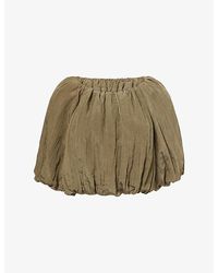 Jonathan Simkhai - Anni Puff-Sleeve Woven Top - Lyst