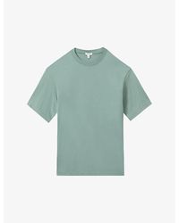 Reiss - Tate Short-sleeve Relaxed-fit Cotton T-shirt - Lyst