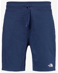 The North Face - Standard Branded-print Cotton-jersey Shorts - Lyst