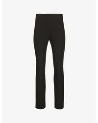 Vince - Cropped Straight-Leg Mid-Rise Stretch-Woven Trousers - Lyst